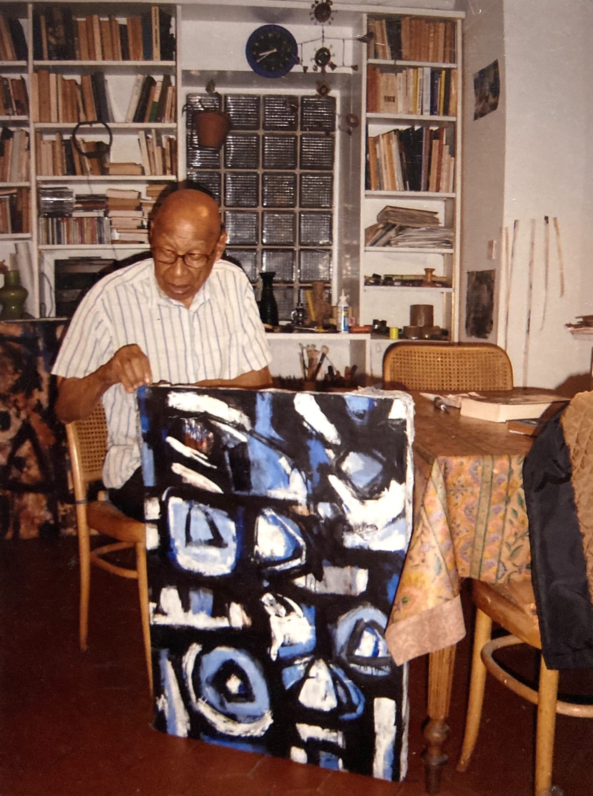 2004 dic montreuil pintura negra 2002, oleo 81 x 60 cnms, col françois vallée