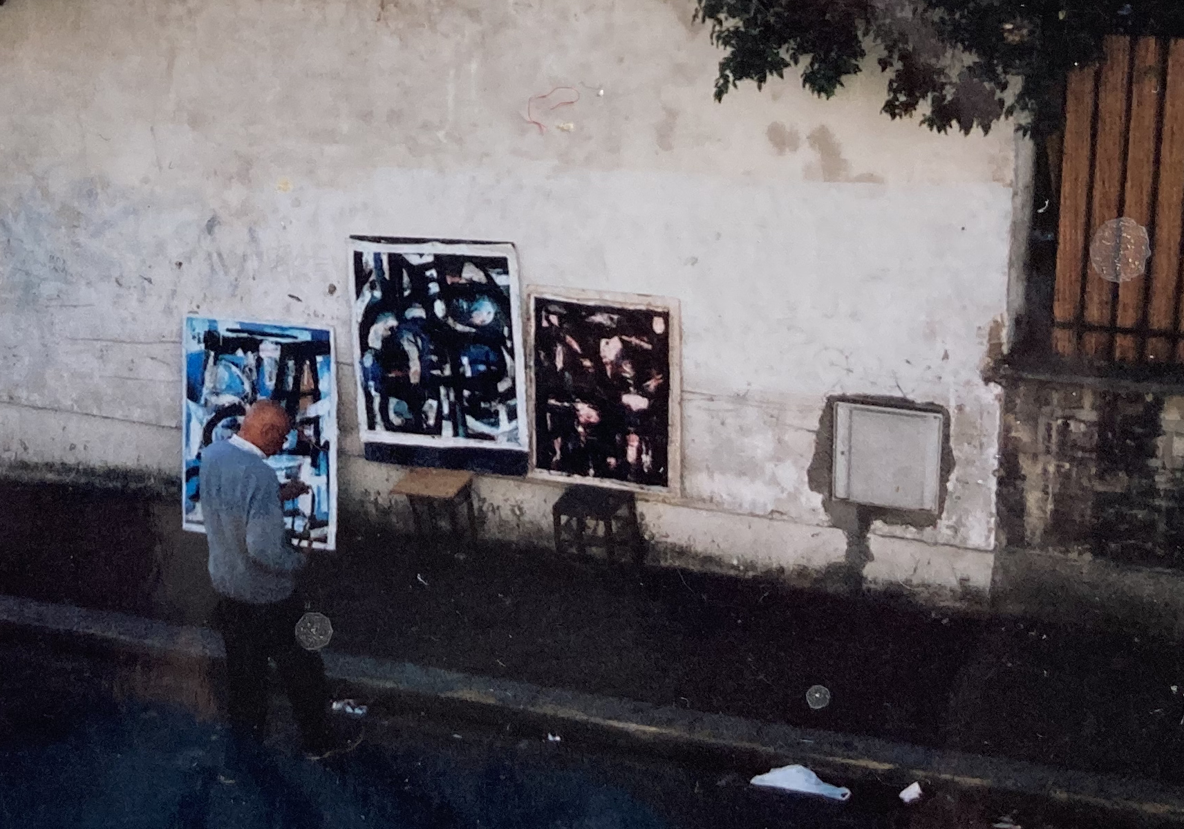 2004 ou 2005, les dernières oeuvre au mur